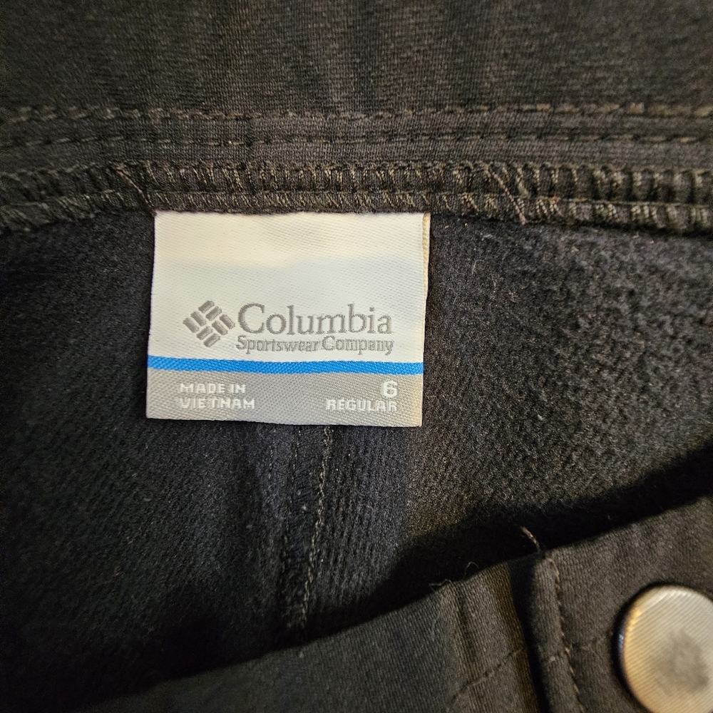 Columbia Oudoor Women's Black Flare Pants Size 6 - Picture 10 of 12